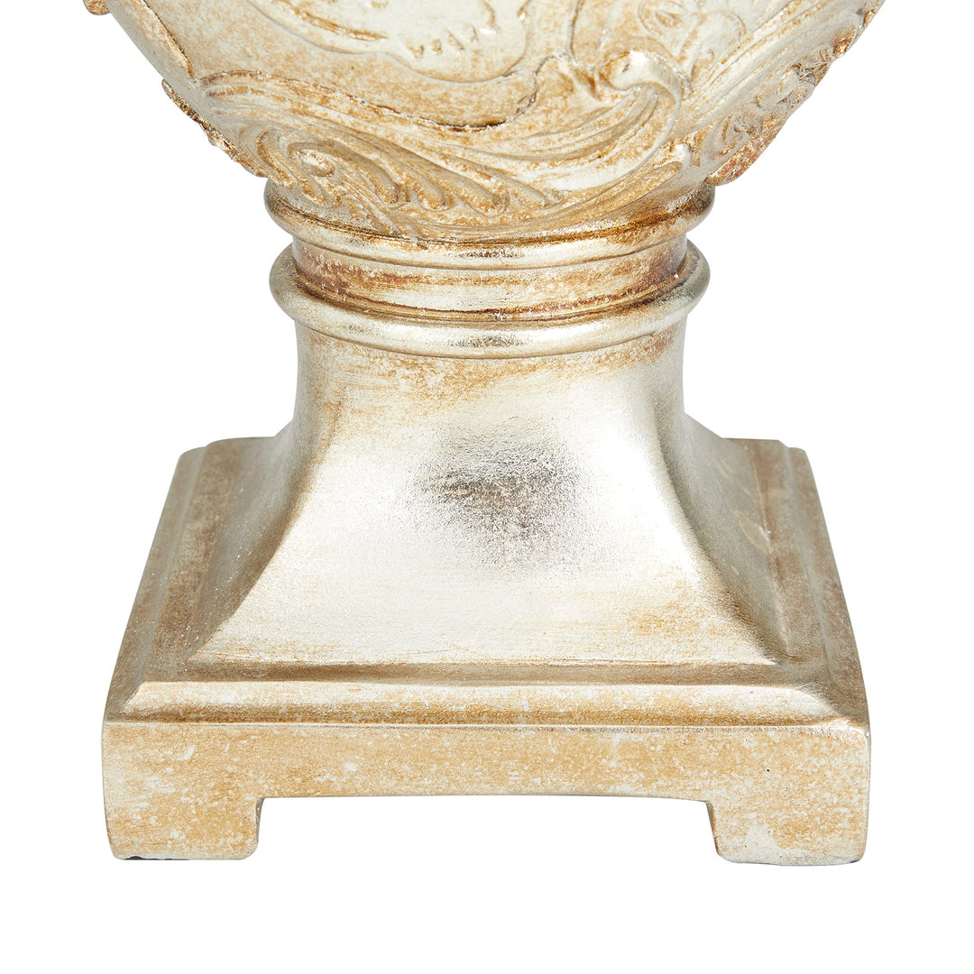 Gold Polystone Traditional Vase Polyresin