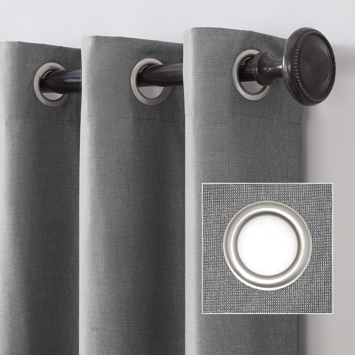 Sun Zero Duran Thermal Insulated Total Blackout Grommet 1-Piece Curtain Panel, Single Panel