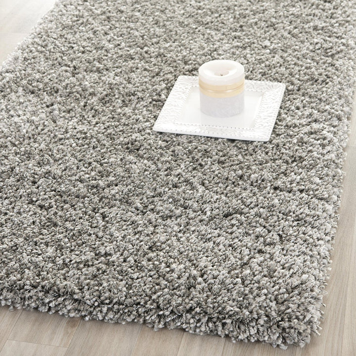 SAFAVIEH California Shag Collection Runner Rug - 2'3" x 13' Silver