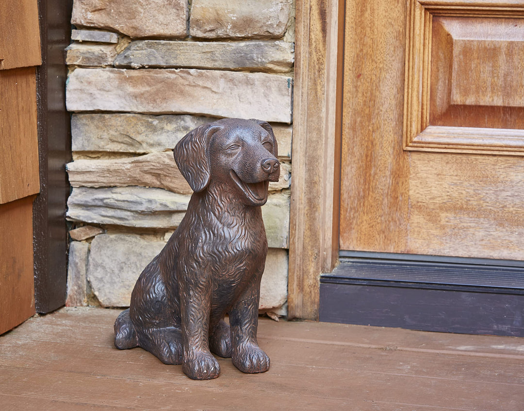 Southern Patio 14.5 in. H Golden Retriever Garden Statue