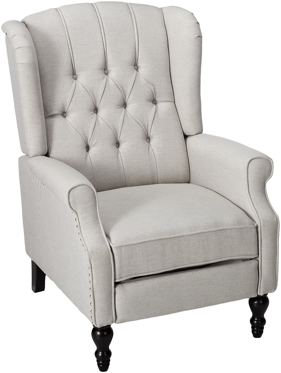 Christopher Knight Home Walter Fabric Recliner Light Grey Dimensions: 34.75”D