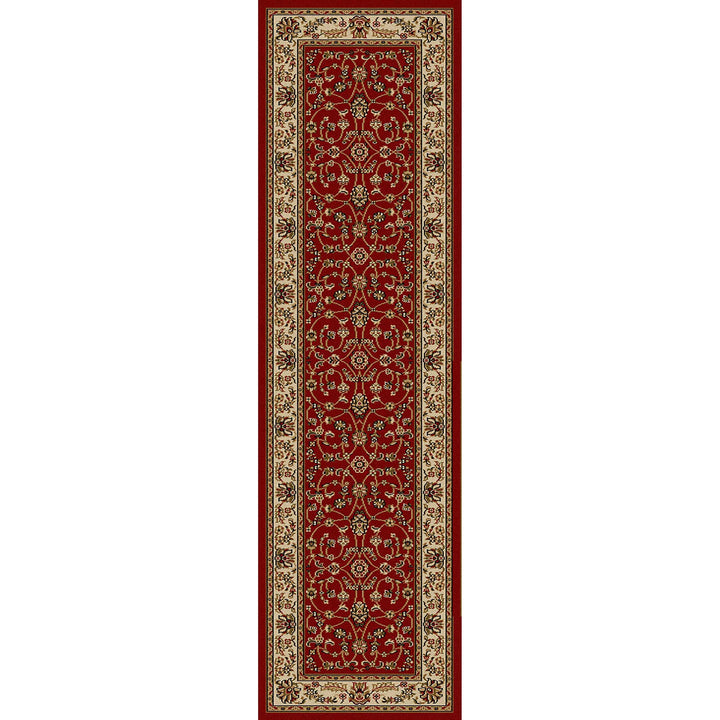 Admire Home Living Amalfi Traditional Oriental Scroll Pattern Area Rug Red 2'2 X Red 2'2" x 7'7" Runner