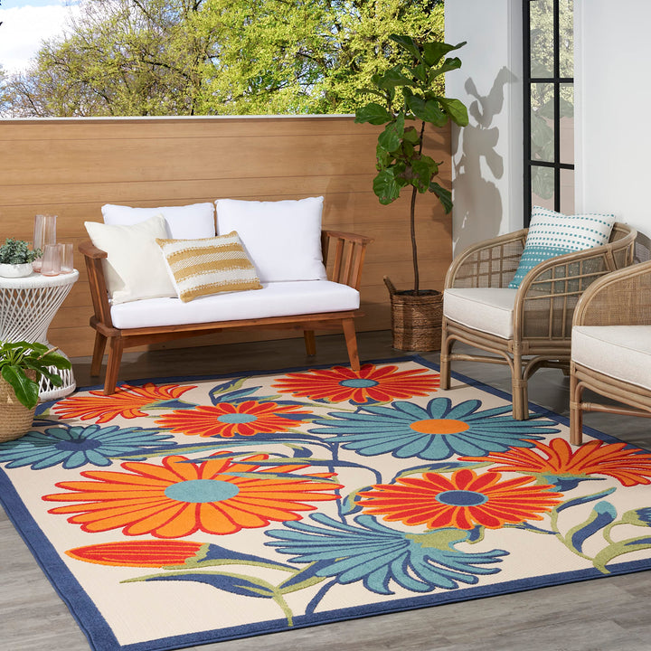 Nourison Aloha Indoor/outdoor Floral Area Rug