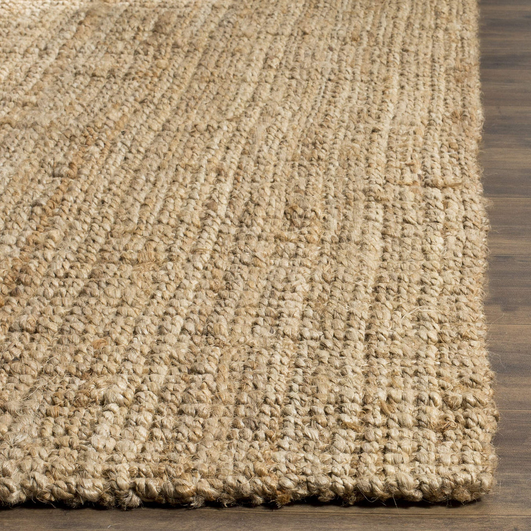 SAFAVIEH Natural Fiber Collection Area Rug - 5' Square Natural Handmade