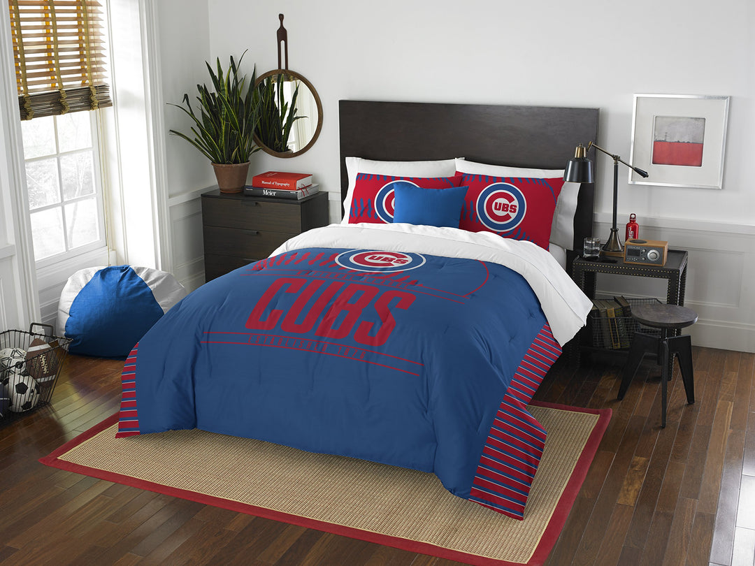 The Northwest Company MLB Chicago Cubs Comforter and ham et Full/Queen Grand