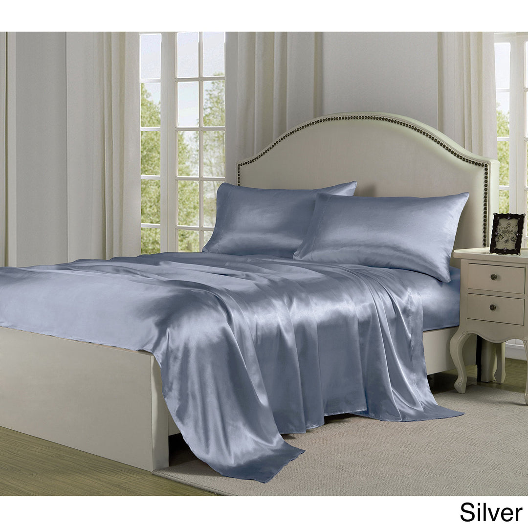 Belles & Whistles Satin Charmeuse Sheet Set