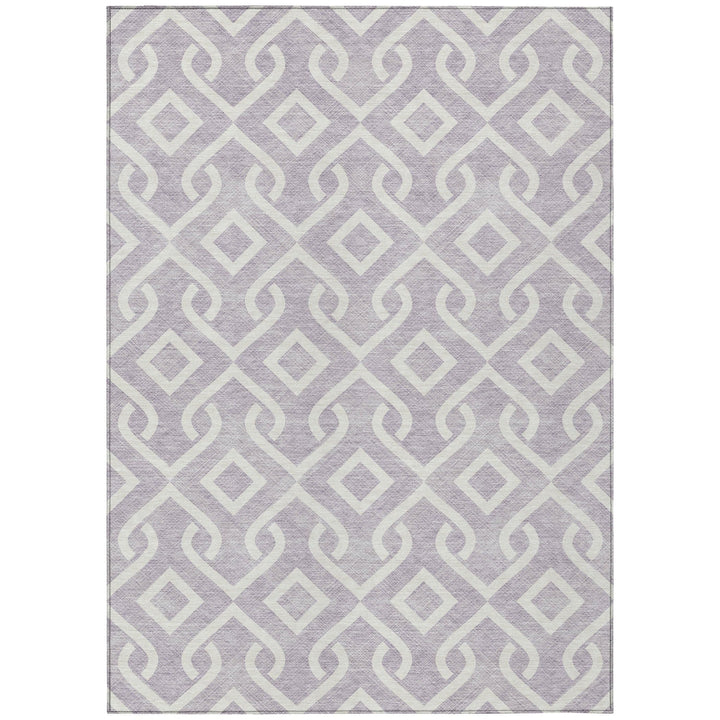 Addison Rugs Chantille ACN621 Lavender 8' x 10' Indoor Outdoor Area Rug Easy Lavender - 8' x 10'