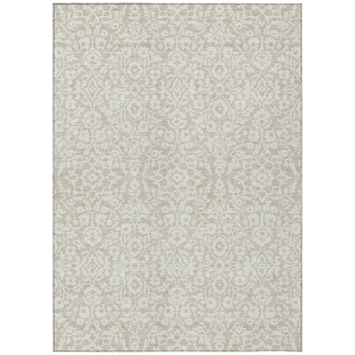 Addison Rugs Chantille ACN920 Beige 9' x 12' Indoor/Outdoor Machine Washable Beige - 9' x 12'