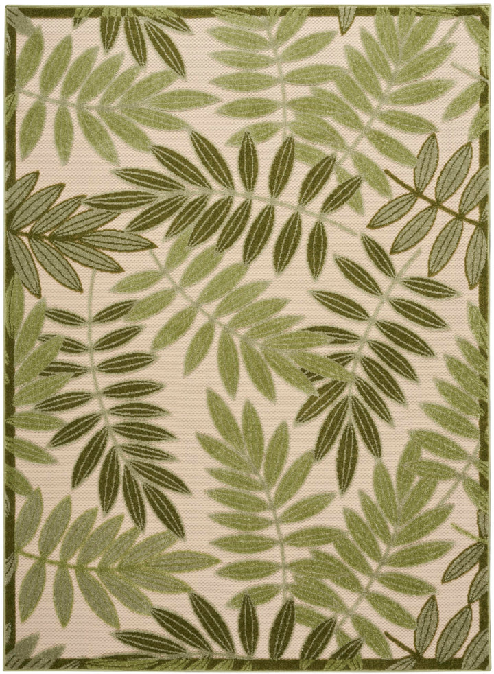 Nourison Aloha Leaf Print Vibrant Indoor/Outdoor Area Rug