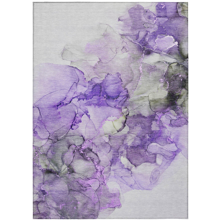 Addison Rugs Chantille ACN520 Purple 9' x 12 Indoor Outdoor Area Rug Stain Purple - 9' x 12'