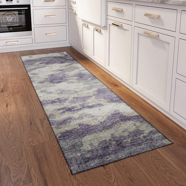 Indoor/ Outdoor Accord Modern Waves Washable Rug New