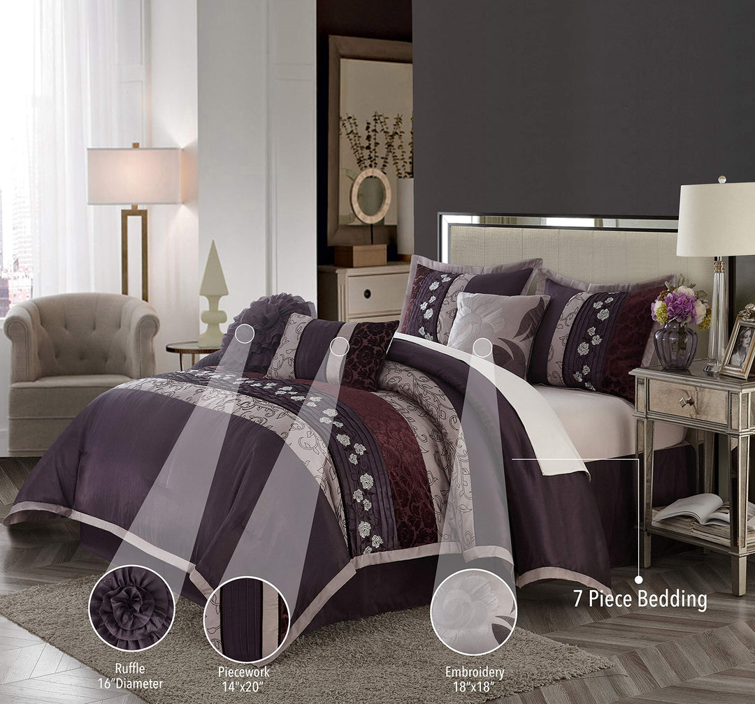 Nanshing Stella 7-piece Bedding Comforter Set