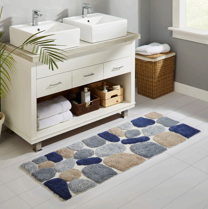 Chesapeake Merchandising Pebbles Bath Rug Runner