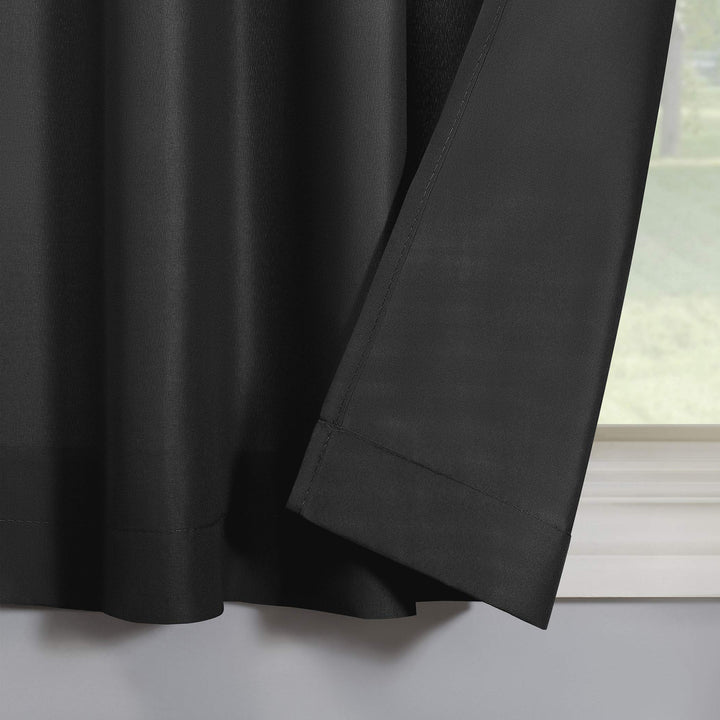 No. 918 Martine Microfiber Semi-Sheer Rod Pocket Kitchen Curtain Valance and