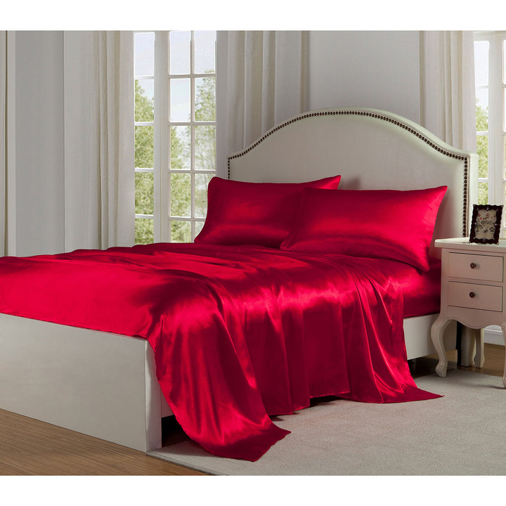 Belles & Whistles Satin Charmeuse Sheet Set