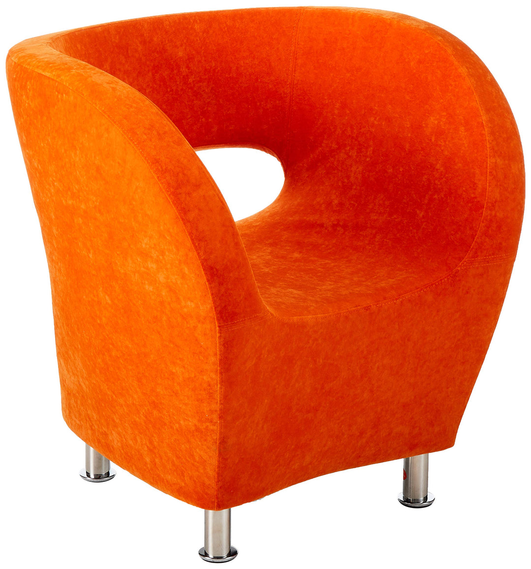 Christopher Knight Home CKH Modern Microfiber Accent Chair Orange