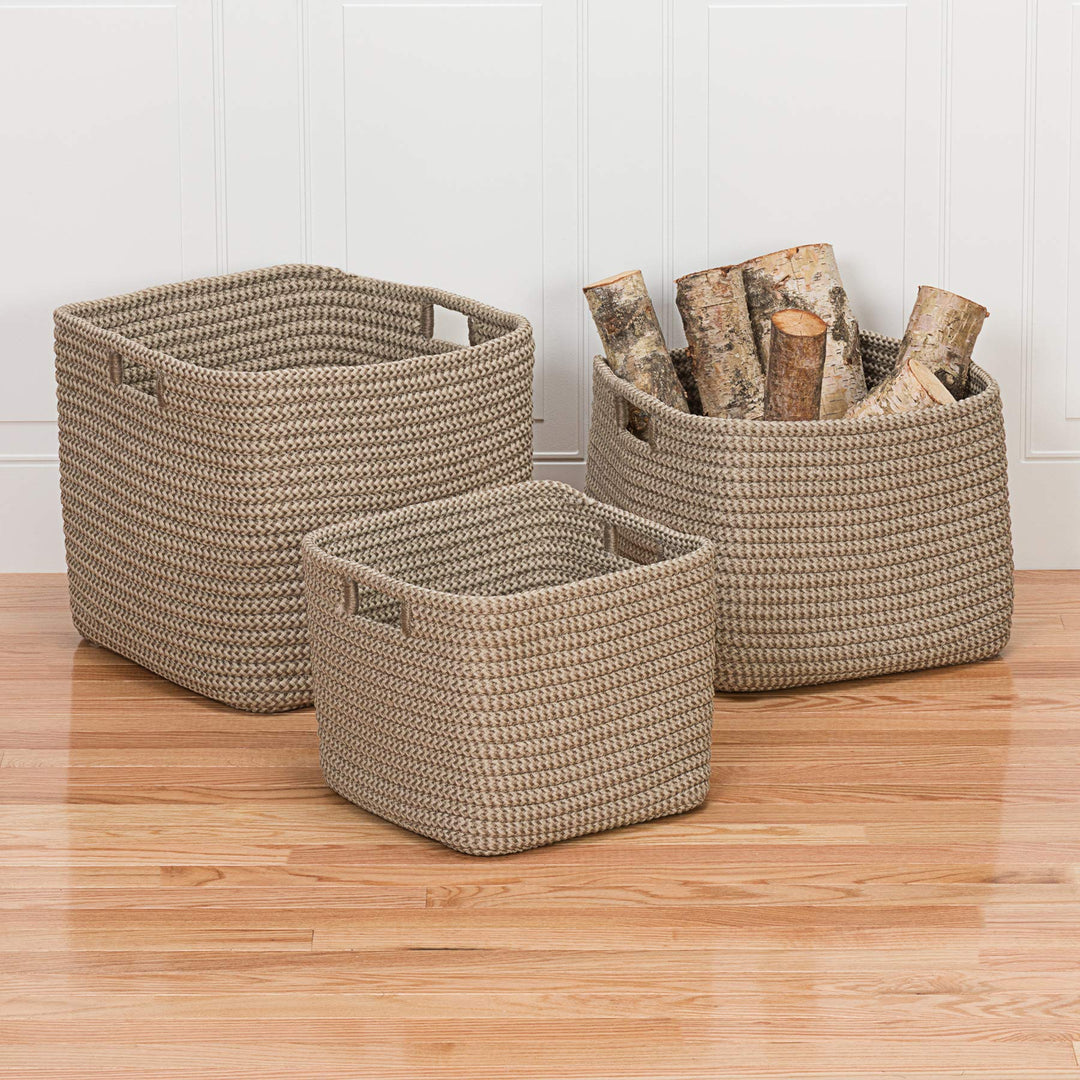 Colonial Mills Carter Basket 15"x15"x16" Natural