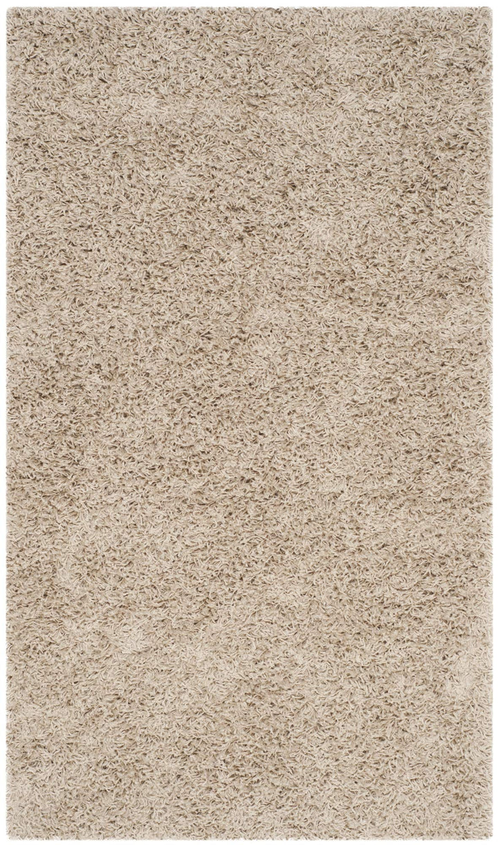 SAFAVIEH Athens Shag Collection Runner Rug - 2'3" x 8' Beige Non-Shedding & Easy