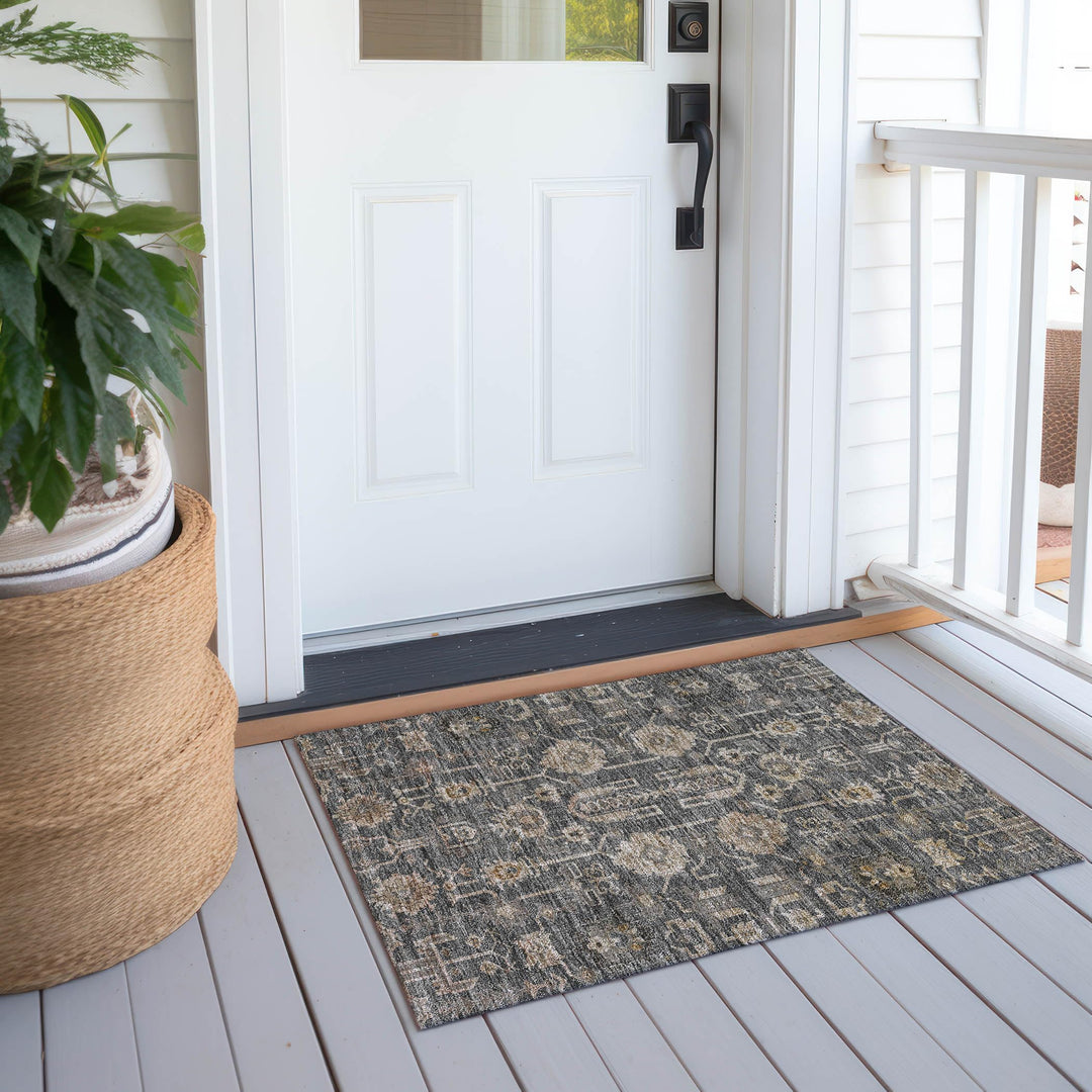 Machine Washable Indoor/ Outdoor Chantille Boho Rug