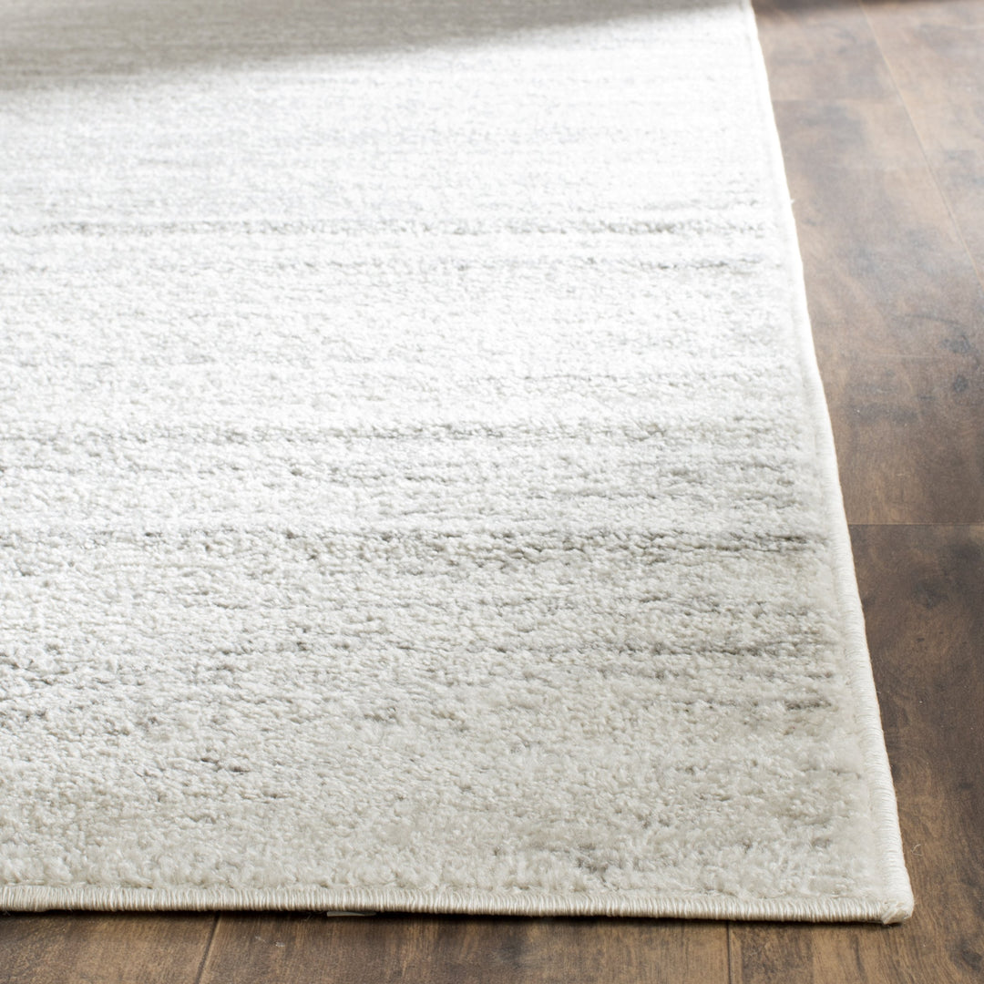 SAFAVIEH Adirondack Collection Runner Rug - 2'6" x 14' Ivory & Silver Modern