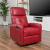 Christopher Knight Home Samedi PU Recliner Oxblood Red