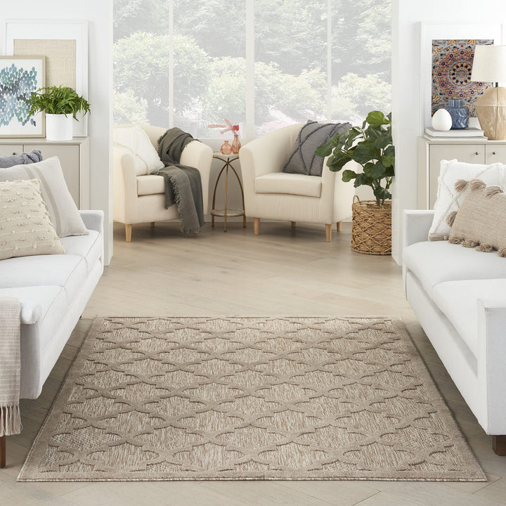 Nourison Easy Care Indoor/Outdoor Moroccan Trellis Area Rug