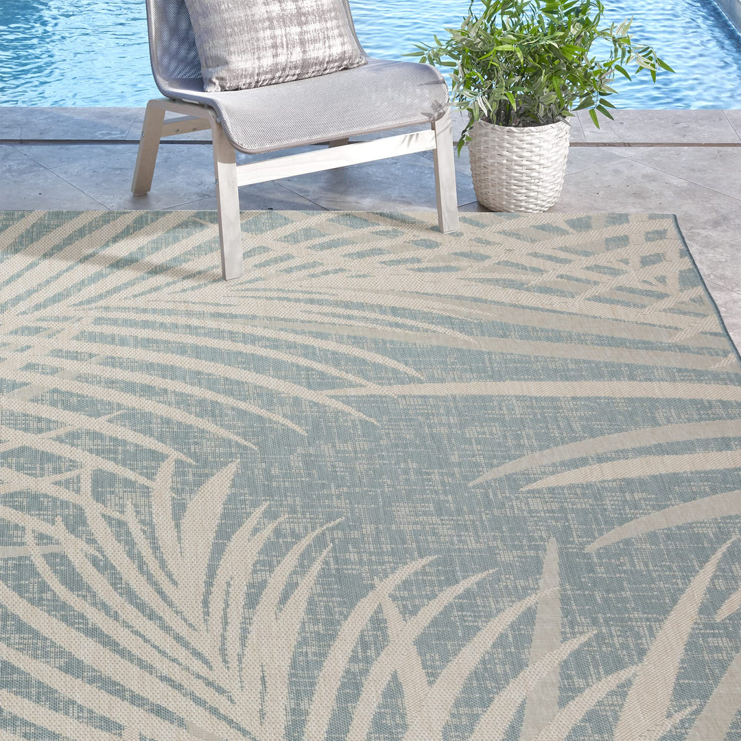 Gertmenian Indoor Outdoor Area Rug Classic Flatweave Washable Stain & UV