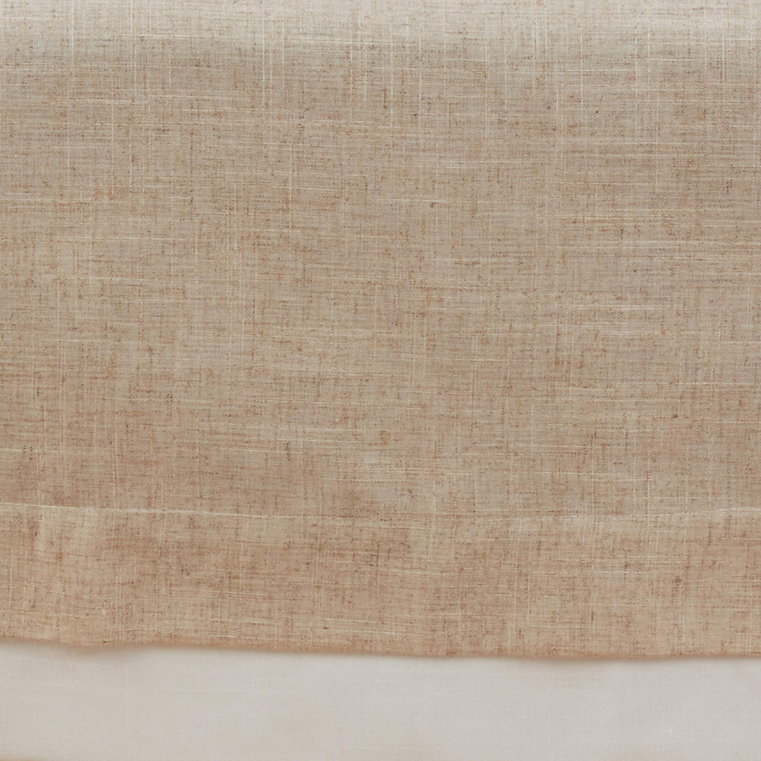 SARO LIFESTYLE 1982.N67B Moldura Collection Double Layer Tablecloth 67" x 67"x140" - Natural