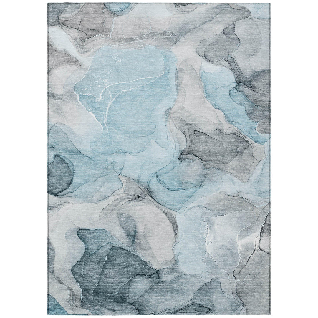 Addison Rugs Chantille ACN504 Teal 9' x 12 Indoor Outdoor Area Rug Stain Teal - 9' x 12'