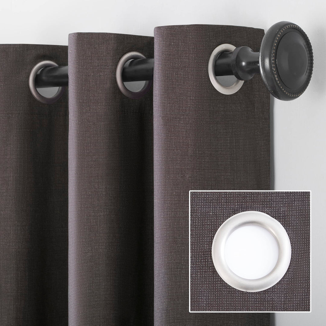 Sun Zero Duran Thermal Insulated Total Blackout Grommet 1-Piece Curtain Panel, Single Panel