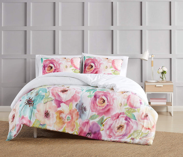 Christian Siriano Spring Botanical Floral Comforter Sets King