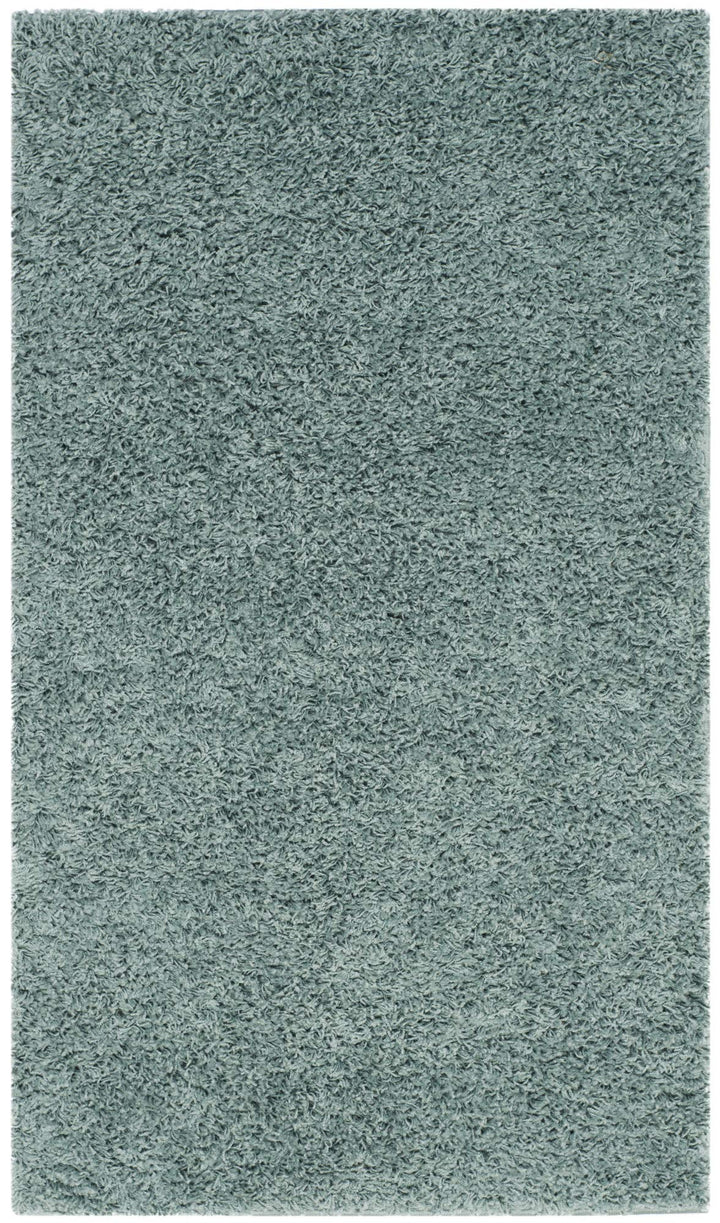 SAFAVIEH Athens Shag Collection Runner Rug - 2'3" x 8' Seafoam Non-Shedding &