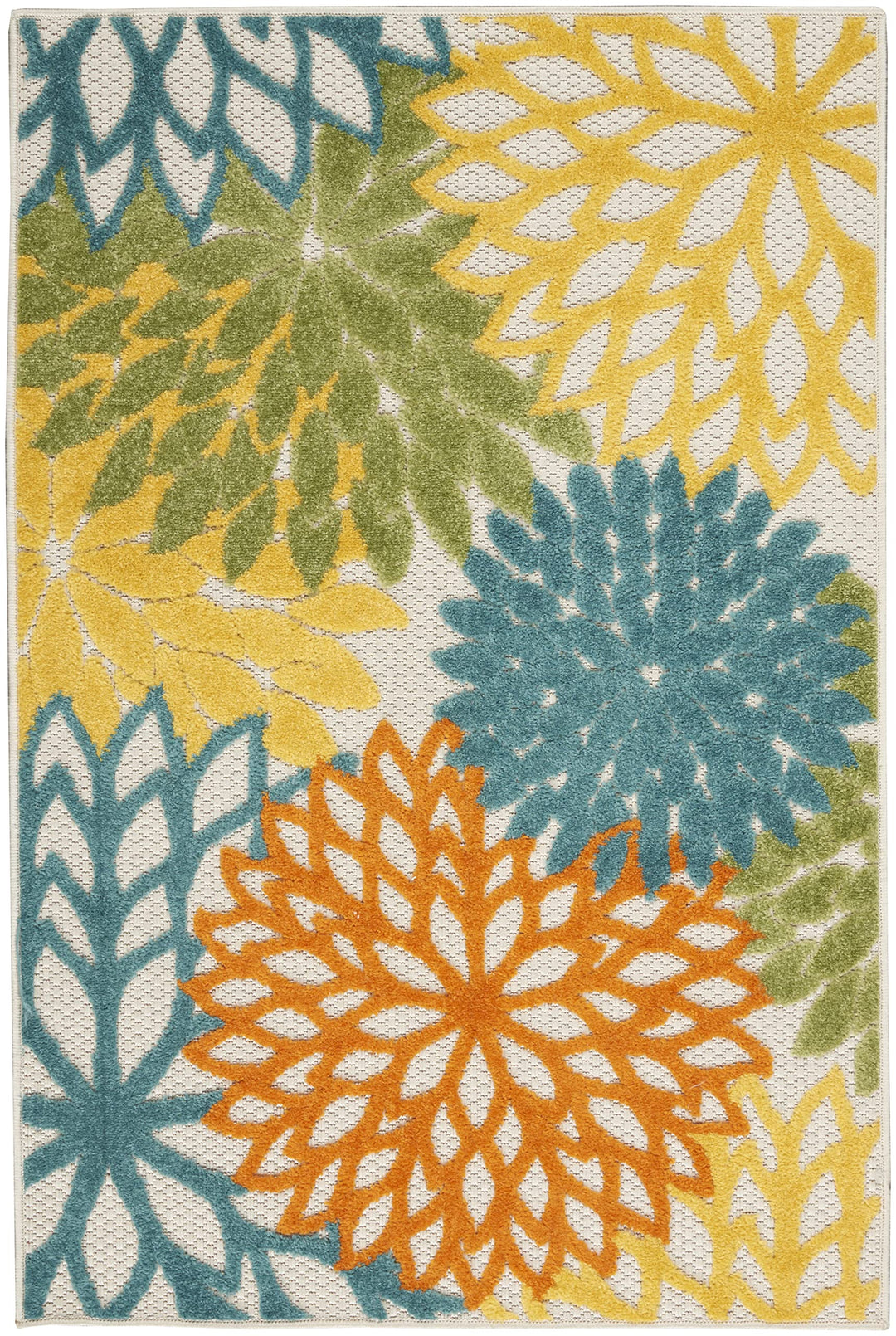 Nourison Aloha Floral Modern, Indoor/Outdoor Area Rug