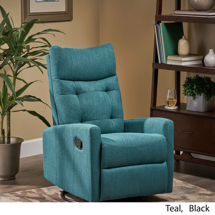 Christopher Knight Home Ishtar Glider Swivel Push Back Nursery Recliner