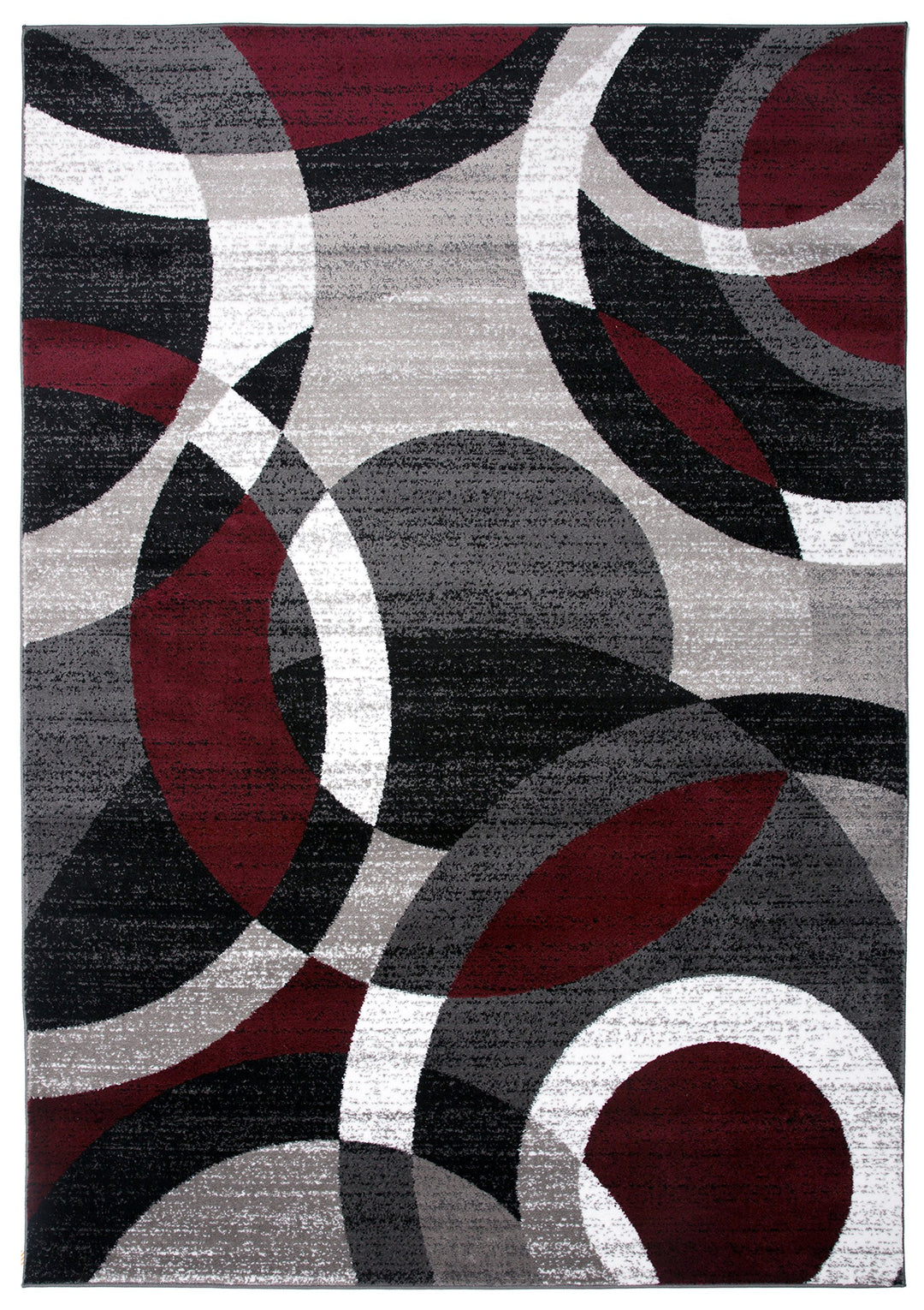 Rugshop Contemporary Abstract Circles Perfect for high traffic areas of your -