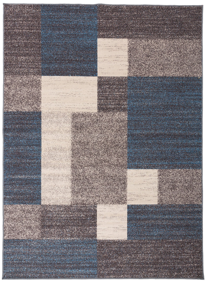 Modern Boxes Design Non-Slip (Non-Skid) Runner Rug