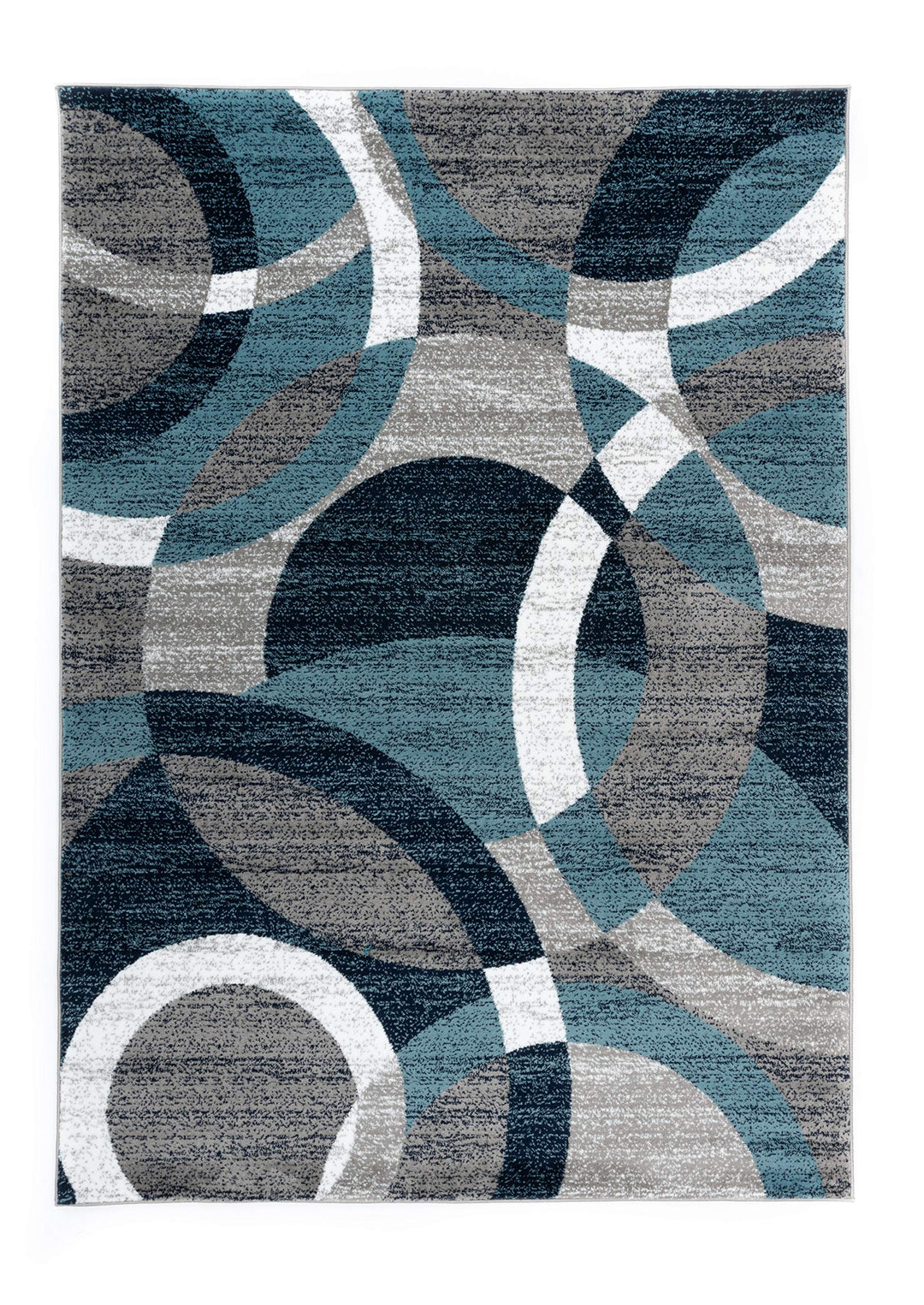 Rugshop Contemporary Abstract Circles Perfect for high traffic areas of your -