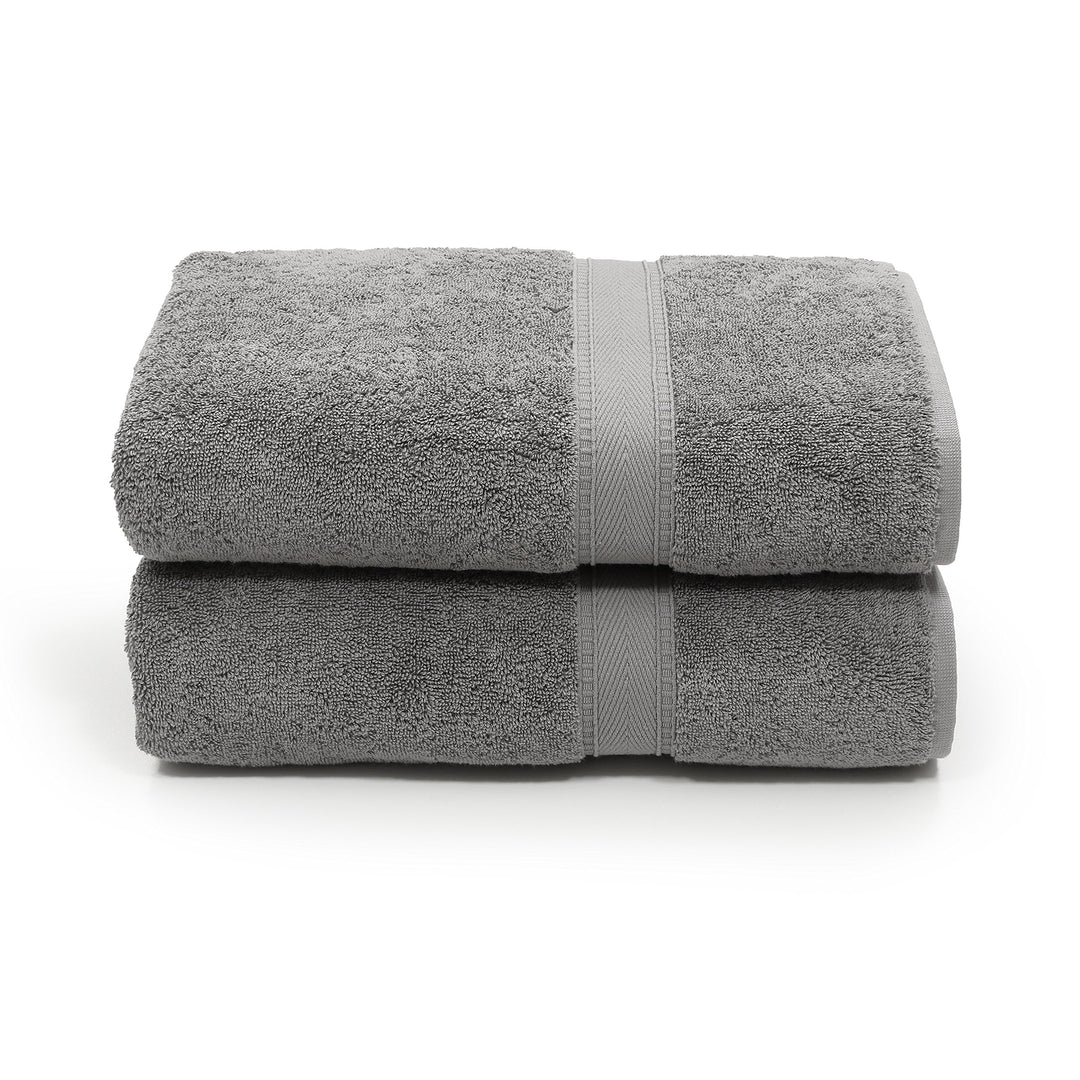 Linum Home Textiles SN96-2BT Bath Towel Dark Grey Charcoal