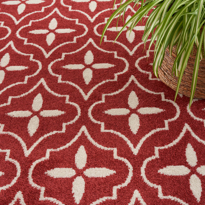 Nourison Essentials Indoor/Outdoor Moroccan Area Rug