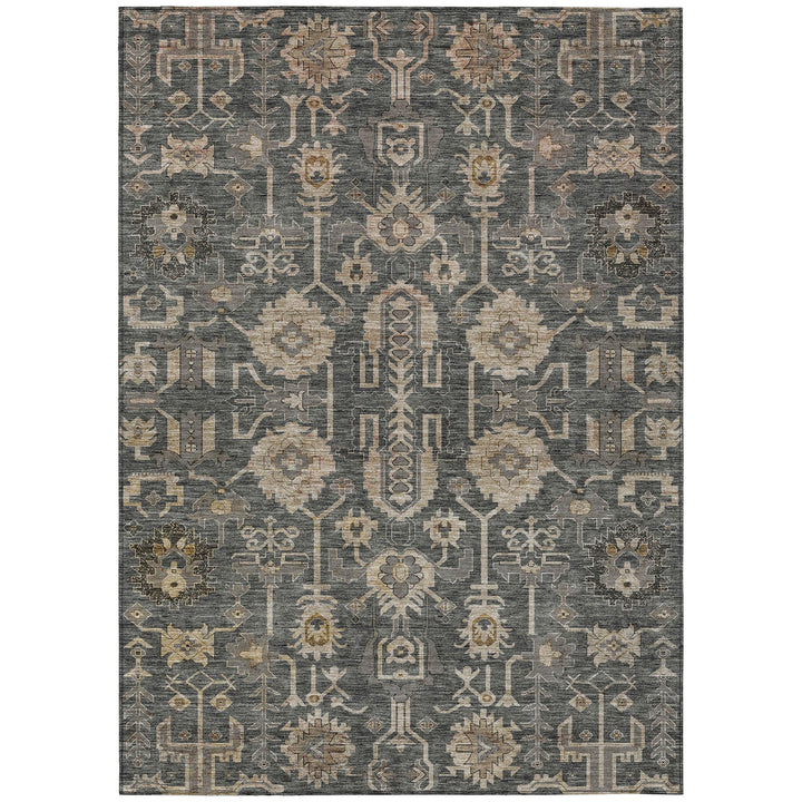 Addison Rugs Chantille ACN697 Gray 3' x 5' Indoor Outdoor Area Rug Easy Clean Gray - 3' x 5'