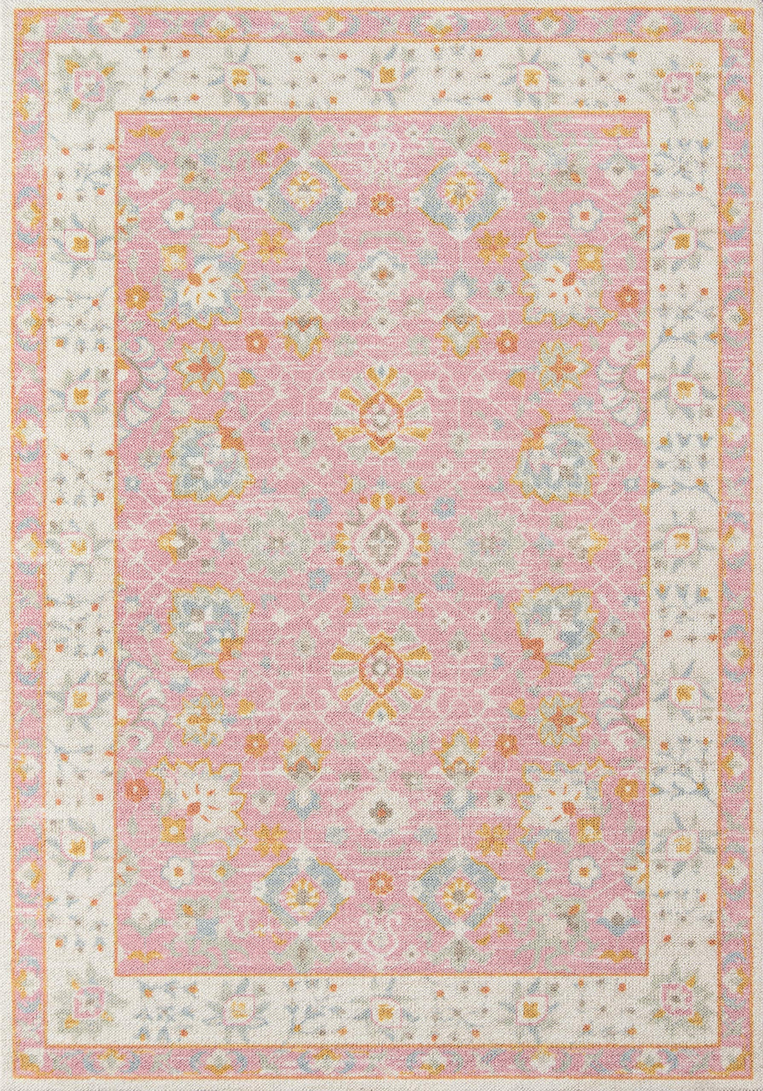 Momeni Anatolia Area Rug 5'3" X 7'6" Pink 5'3" x 7'6" - Pink