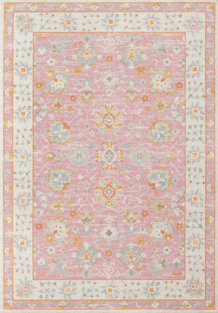 Momeni Anatolia Area Rug 5'3" X 7'6" Pink 5'3" x 7'6" - Pink