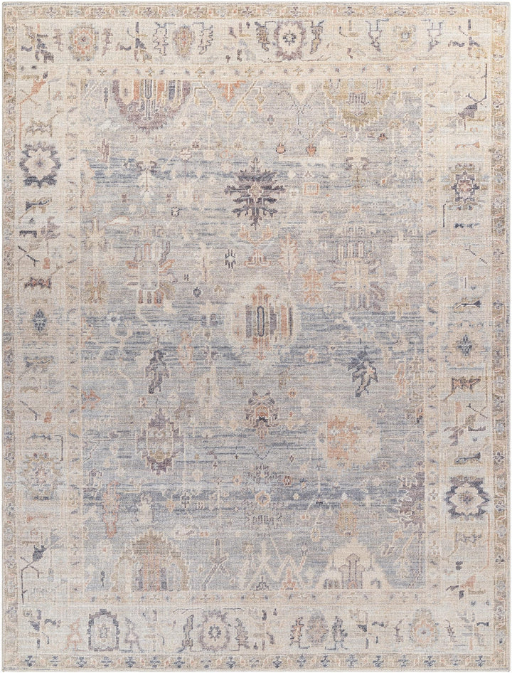 Livabliss x Becki Owens Marlene Vintage Medallion Area Rug 7'10" x 10' Pale Blue