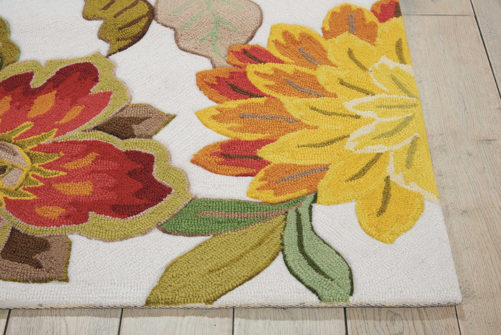 Nourison Fantasy Area-Rug Modern Floral Bed Room Living Room