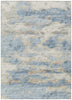 Addison Rugs Indoor/Outdoor Accord AAC36 Blue Washable 8' x 10' Indoor Outdoor 8' x 10' - Denim Gold Silver