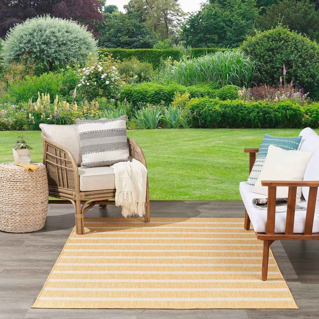 Nourison Positano Indoor/Outdoor Striped Area Rug