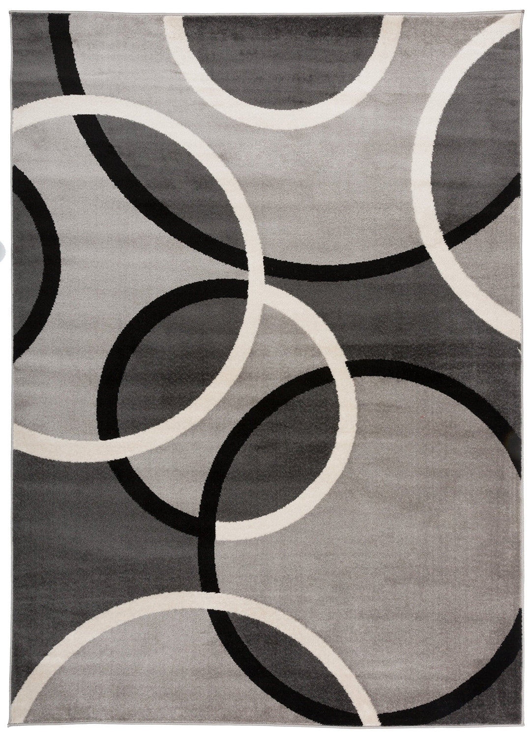 Rugshop Modern Abstract Circles Area Rug