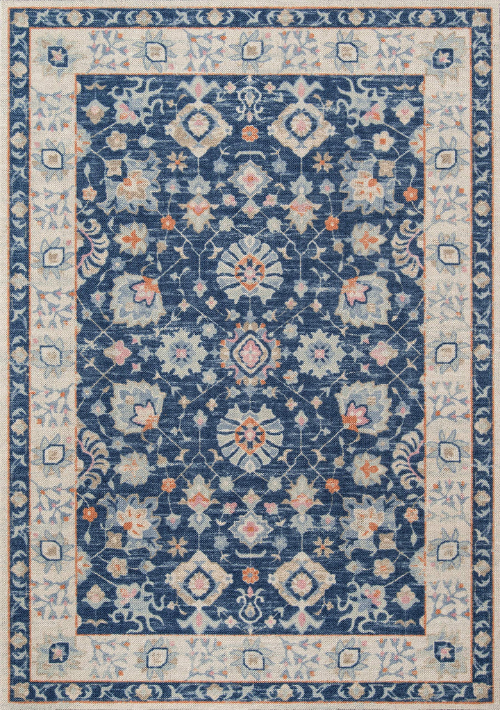 Momeni Anatolia Area Rug 3 ft 3 in x 5 ft Navy 3'3" x 5' - Navy