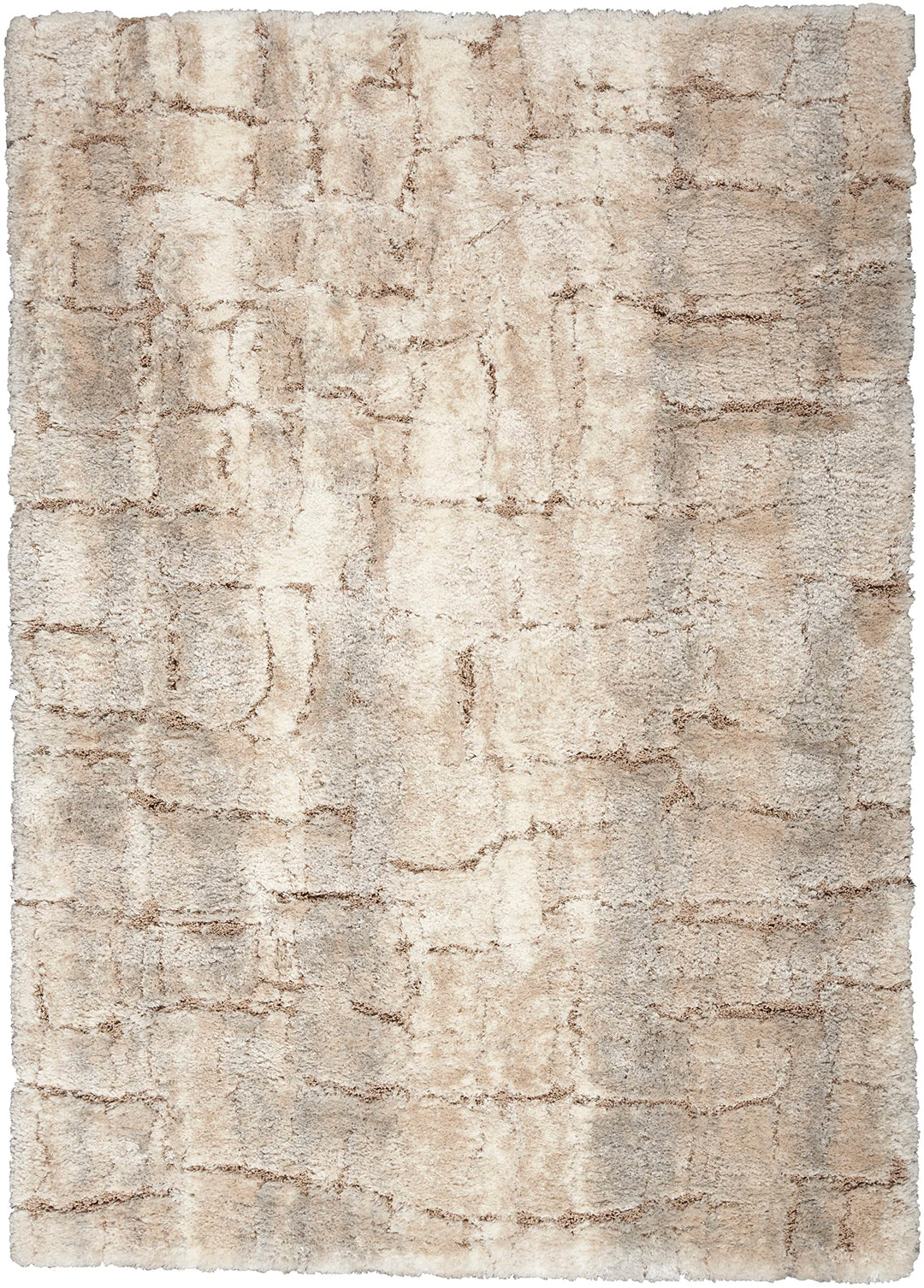 Nourison Luxurious Shag Abstract 6'7" x 9'2" Area -Rug Easy