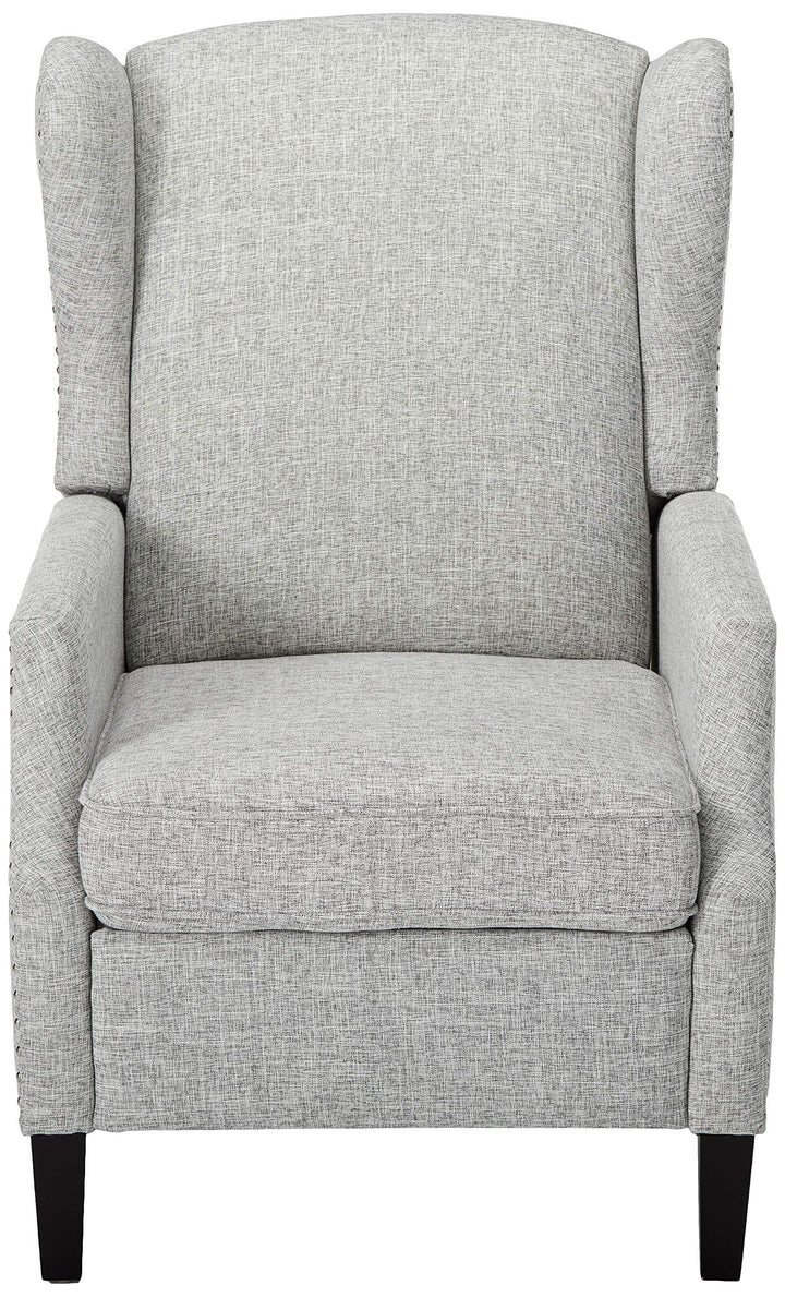 Christopher Knight Home Wescott Weyland Wingback Traditional Fabric Recliner Light Tweed